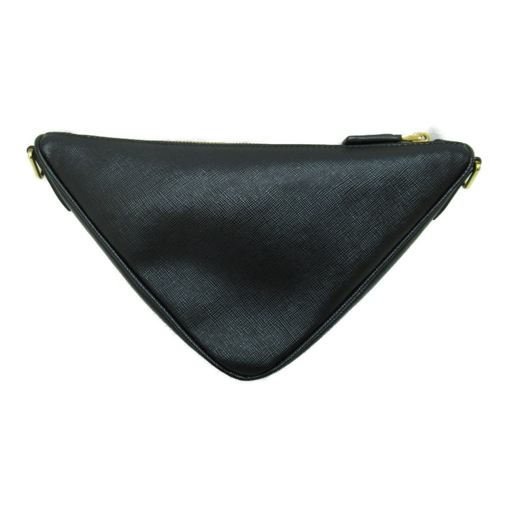 PRADA Shoulder bag with chain Black Safiano leather 1BC543VDOZNZVF0002 - Picture 3 of 9
